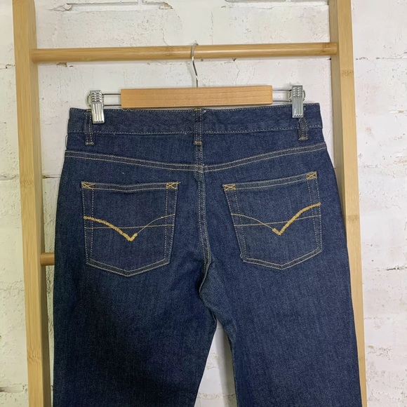 ⭐️ S O L D Just Jeans 1970 Women's Size 9 / S Mid Rise Straight Leg Dark Wash - Picture 3 of 5